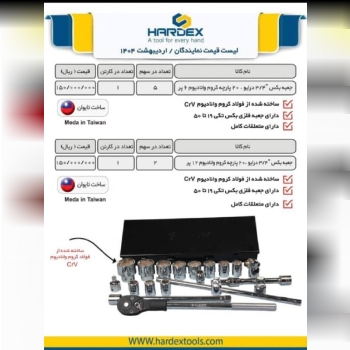 � جعبه بکس ۳/۴ اینچ درایو – ابزار حرفه‌ای برای کارهای سنگین 