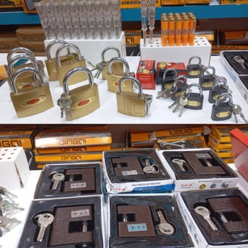  قفل آویز و کتابی در سایزهای مختلف