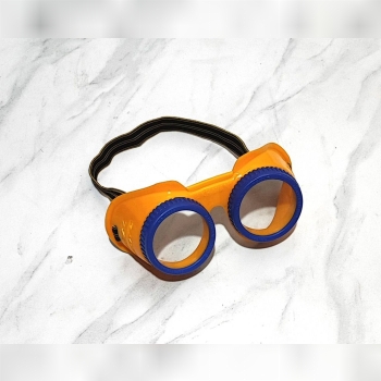 عینک محافظ گرد کائوچویی شفاف