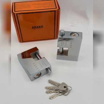  قفل کتابی 100 آراکو ARAKO کلید دوشیار پله ای کلید