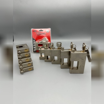 قفل کتابی فولادی کلید ناودانی tauke