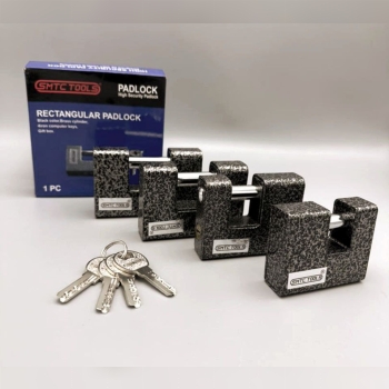 قفل کتابی چکشی روکشدار S.M.T سایز 70=80=100 مغزی ک