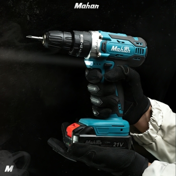 دریل شارژی ماهان چکشی 21 ولت