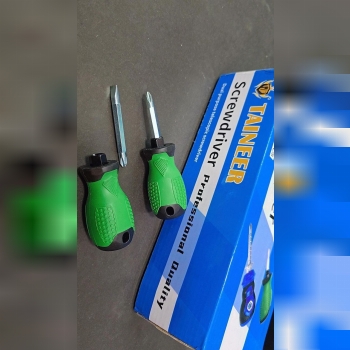 پیچ گوشتی مچی دو طرفه دسته سبز