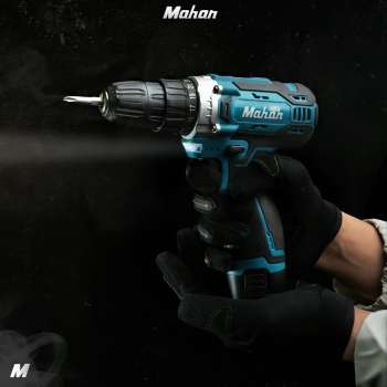 دریل شارژی ماهان مدل 12V + دو باتری
