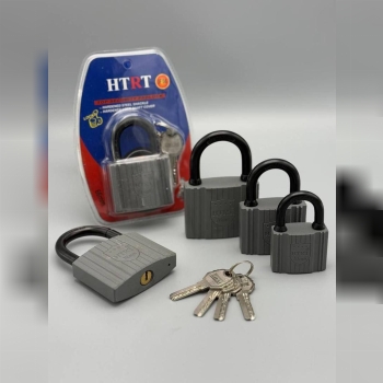 قفل آویز طوسی HTRT