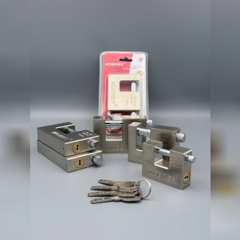 قفل کتابی وکیوم فولادی مبینس 