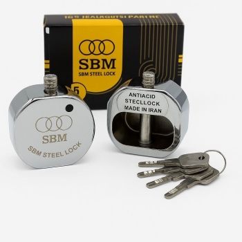 قفل پشت بسته (۸ضلعی) SBM 🟡