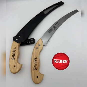 اره طرح سامورایی دسته چوبی