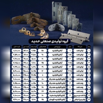 فروش یراق آلات حدید