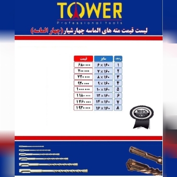 مته چهارشیار 