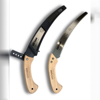 اره کج دسته چوبی LOCHAN