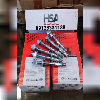 پخش انواع رولبولت HSA و انکربولت HKD در سایزهای مخ