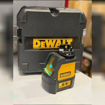 تراز لیزری دوخط نور سبز طرح دیوالت