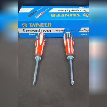 پیچ گوشتی دوطرفه دسته پرچمی