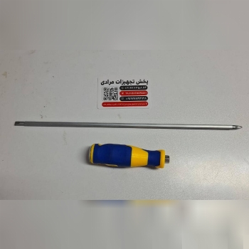 پیچ گوشتی ضربه خور دو طرفه 6*300