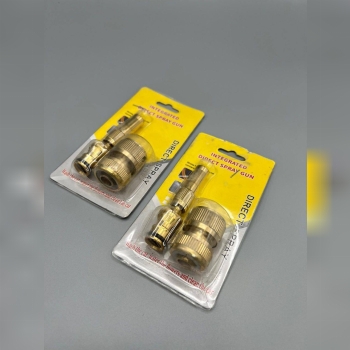  کارواش دوتیکه برنجی کوبلینگ دار