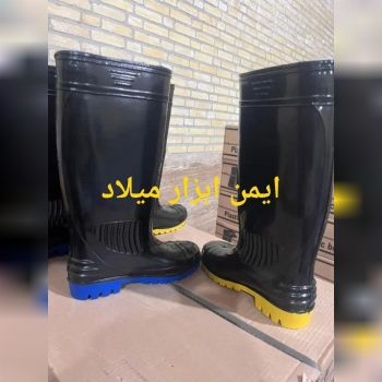 چکمه لاستیکی ساق بلند مشکی