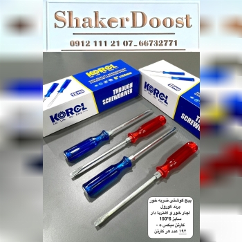 پیچ‌گوشتی تکی ضربه خور کورال 