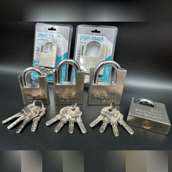  قفل آویز تمام فولادی گاردار پروطاها سایز 50=60=70