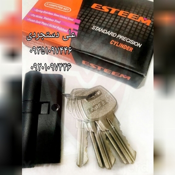 سیلندر ۷ کلید دوشیار مشکی استیم ESTEEM کارتن ۱۲۰ ع