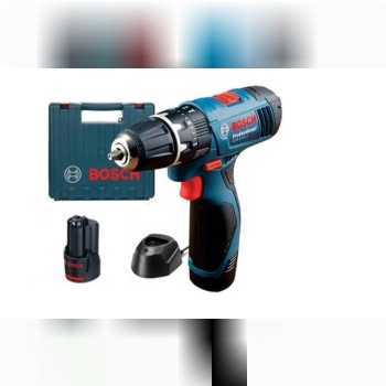 دریل و پیچ گوشتی شارژی بوش مدل GSB120-LI با ۲ باتر