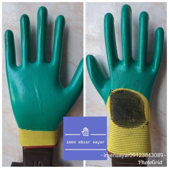 دستکش نیتریل۳/۴ گیلان درجه۲