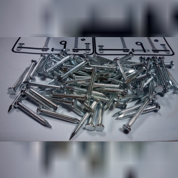 ⭕️ میخ فولادی سفید شیاردار چینی با ضمانت کیفیت در تمامی سایزها موجود است