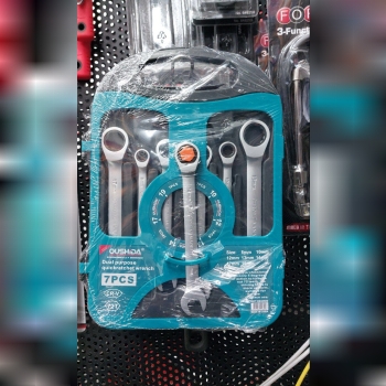  آچار یکسر جغجغه ۷عددی درجه ۱ اوشیدا