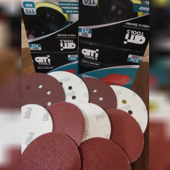 سنباده کرکی سوراخ دار قطر 125. 150