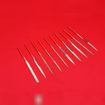 سوهان زرگری ۱۰ عددی سرالماس دسته ابی