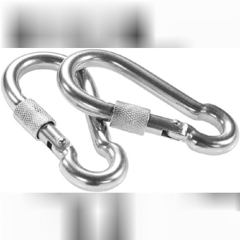 کارابین قلاب های فلزی هستند که برای اتصال از آن ها