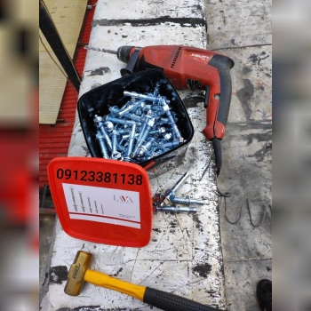 پخش انواع رولبولت HSA و انکربولت HKD در سایزهای مختلف و رولبولت های ایرانی غلافی