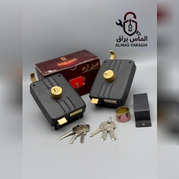 قفل حیاطی طرح ایزو تمام برنج آراد