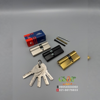 سیلندر ۷سانت کامپیوتری MKH ۵کلید کامپیوتری ساچمه برنجی کیفیت بسیار عالی ضمانت خرابی رنگ : طلایی / سا