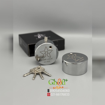  قفل گرد سولکسی STAR درپوش سیلندر از پشت قفل ضد اسید ضد سرقت کلید سولکسی بسته بندی شیک کیفت عالی ۳ س