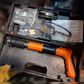 🟠تفنگ میخ کوب واشر فلزی 