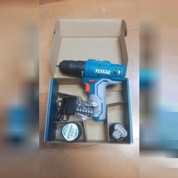 دریل شارژی ۱۲ ولت دوباطری توتال اصلی