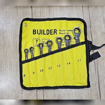  آچار جغجغه 7 عددی کیفی برند Builder 