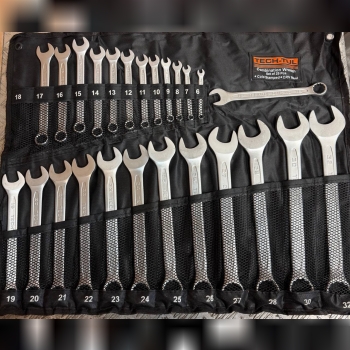 آچار کیفی ۲۵ پارچه تک تول 