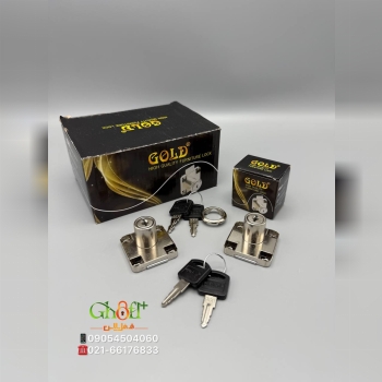 قفل تک پله MDF گلد