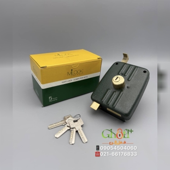 فروش ویژه قفل حیاطی میلاک سیلندر تمام برنج ۵کلید ک