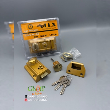  قفل شب بند درب اولکس بدنه فلزی وزن سنگین ۳کلید سا