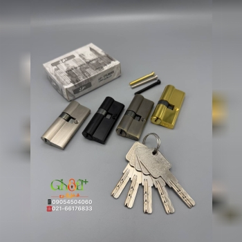 سیلندر ۷ سانت لوکس زینک فرل ۵کلید پایه بلند شیار ماری کامپیوتری جعبه کادویی ساچمه برنجی کیفیت بسیار 