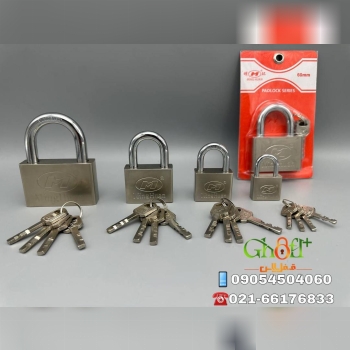  قفل آویز فولادی M سیلندر کامل برنج کلید سولکسی بد