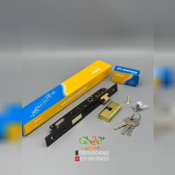 قفل ۲/۵ با سیلندر اکشن زبانه برنجی همراه با سیلندر چهارپری فلزی کیفیت بسیار عالی قیمت کاملا دست اول 