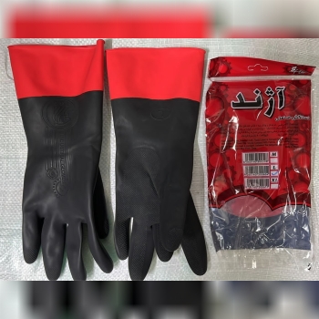 دستکش لاستیکی آژند