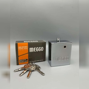  قفل مکعبی فولادی مگو MEGO بهترین کیفیت /وزن سنگین ضد برش و اسید با ضمانت ۳ساله کارتن 20 عددی لینک ک