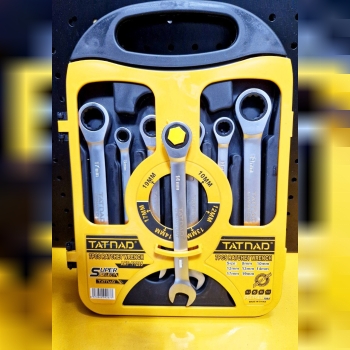 آچار یکسر جغجغه 7 عددی