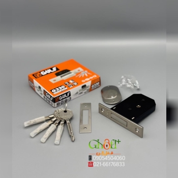  قفل گاوصندفی گلف مغزی برنجی ۵ کلید چهارپر همراه با رزت و پیچ کیفیت عالی قیمت بسیار عالی تعداد محدود